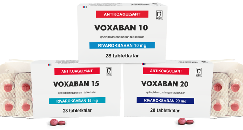 Voxaban 10mg / 15mg / 20 mg tabletkalar №28