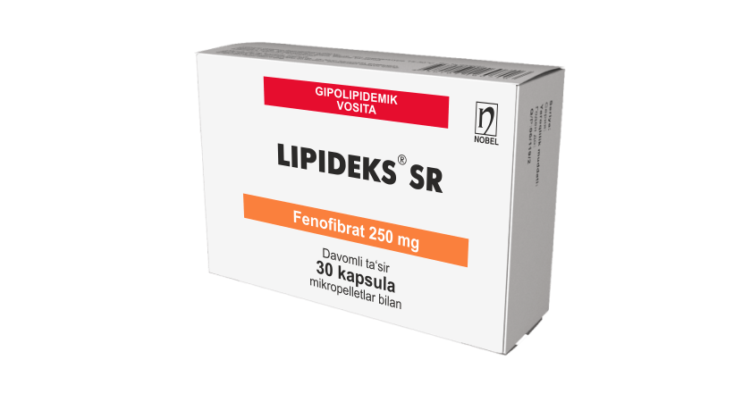 Липидекс® SR 250 мг, капсулы пролонгированного действия с микрогранулами №30