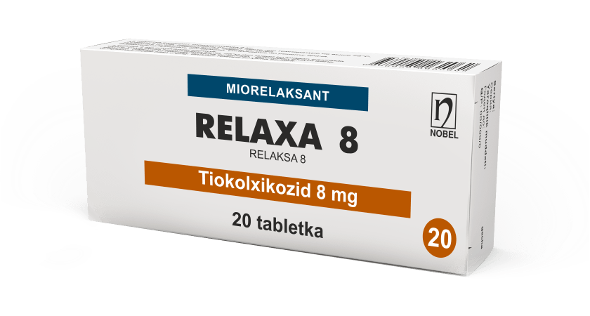 Релакса 8 мг таблетки №20