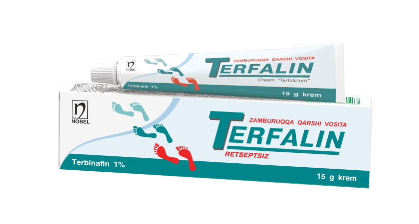 Терфалин 1% крем для нанесения на поверхность 15г
