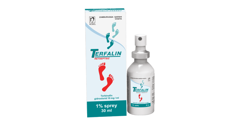 Терфалин 1% спрей для нанесения на поверхность 30г