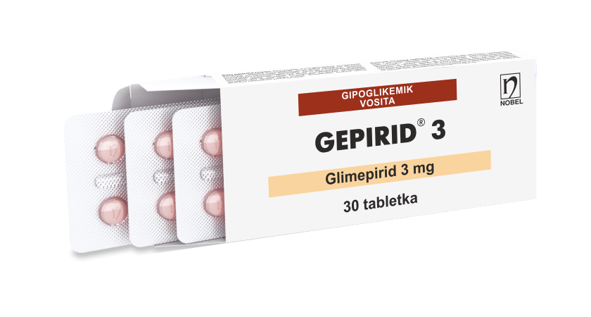 Gepirid® 3mg Tabletkalar №30