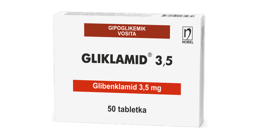 Gliklamid® 3,5mg Tabletkalar №50