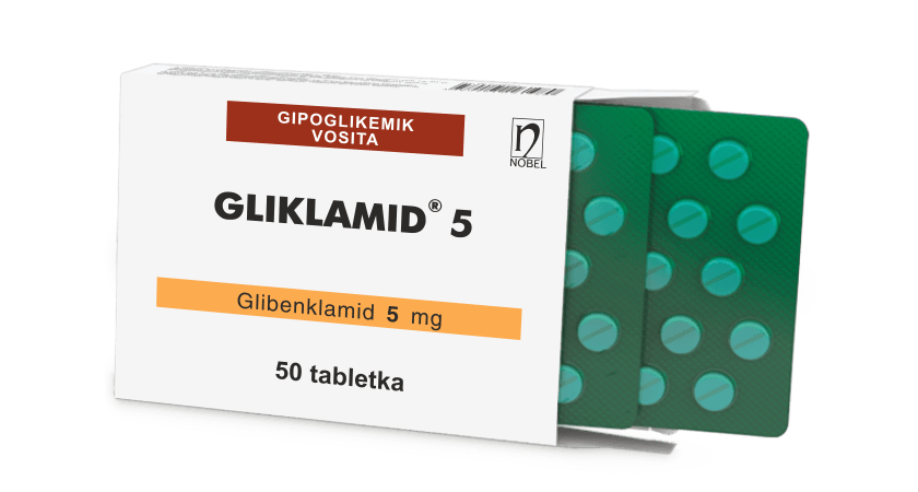 Gliklamid® 5mg Tabletkalar №50