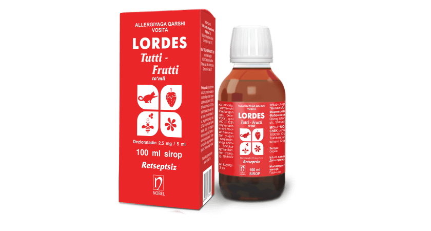 Lordes 2,5mg/5ml Sirop 100ml