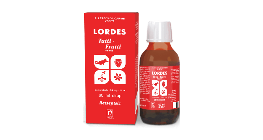 Lordes 2,5mg/5ml Sirop 60ml