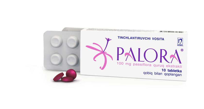 Palora® 100mg Qobiq Bilan Qoplangan Tabletkalar №10