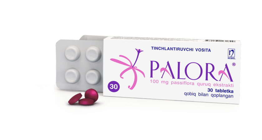 Palora® 100mg Qobiq Bilan Qoplangan Tabletkalar №30