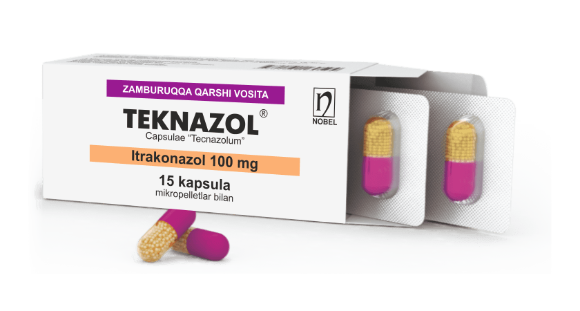 Teknazol® 100mg Mikropelletlar Saqlagan Kapsulalar №15