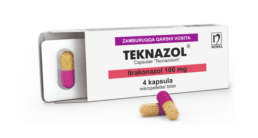 Teknazol® 100mg Mikropelletlar Saqlagan Kapsulalar №4