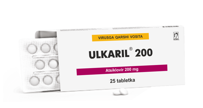 Ulkaril 200mg Tabletkalar №25