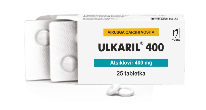 Ulkaril 400mg Tabletkalar №25