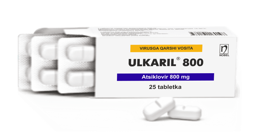 Ulkaril 800mg Tabletkalar №25