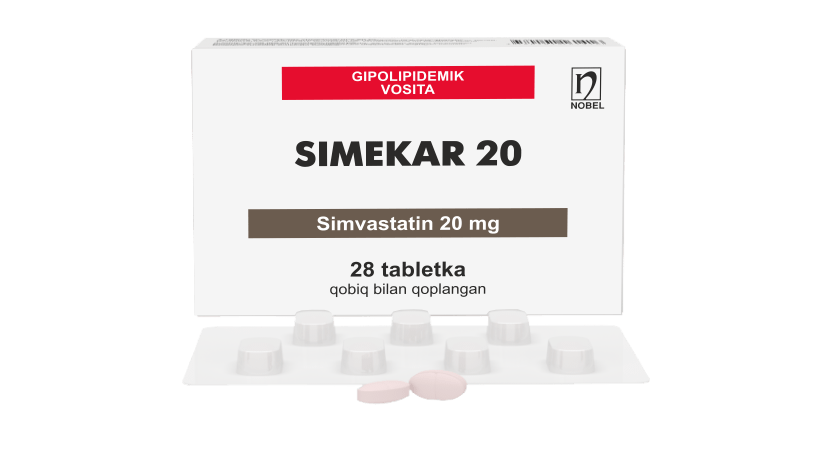 Симекар 20мг таблетки покрытые оболочкой #28