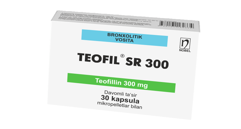 Теофил® SR 300 мг капсулы с микрогранулами №30